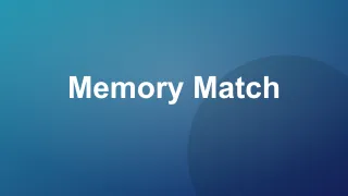 Memory Match — free online puzzle game
