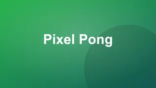 Pixel Pong — free online arcade game