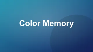 Color Memory — free online casual game