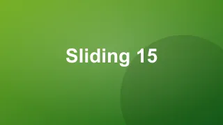 Sliding 15 — free online puzzle game